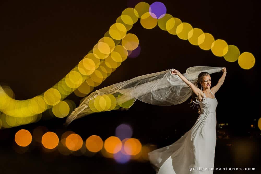 fotografia de casamentos em Florianópolis noite em floripa